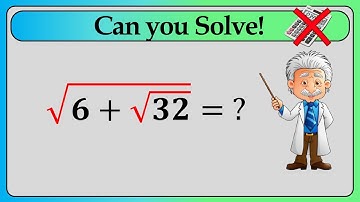 Nice Square Root Math Simplification Problem | How to Solve !!!!