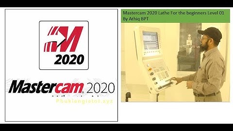 Mastercam 2020 Lathe Level 01