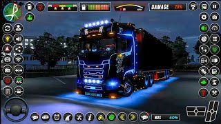 American Cargo Truck Simulator 3D Game #077  | Offroad Real Cargo Truck Transport | Android Gameplay screenshot 2