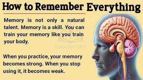 Hoe je alles onthoudt - Verbeter je geheugen | Graded Reader | Verbeter je Engels | Niveau A2–B1