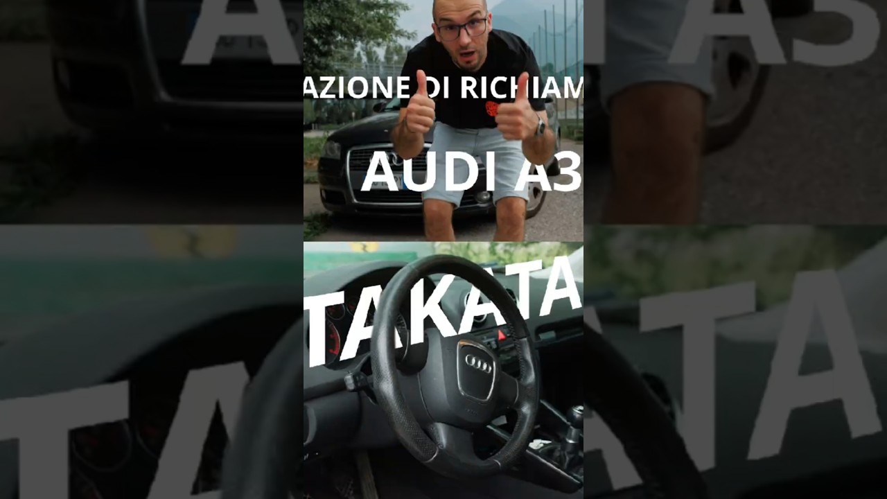 Azione di Richiamo "69RR" su tutte le auto che montano l'airbag TAKATA #audia3sportback #audia38p
