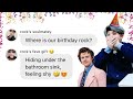 BTS TEXTS ► a hAirY surprise for shy b'day boi suga