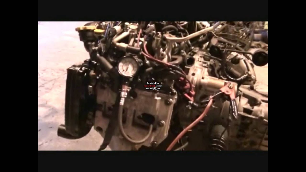 ej205 engine compression test wrx engine 2002 2003 2004 2005 - YouTube