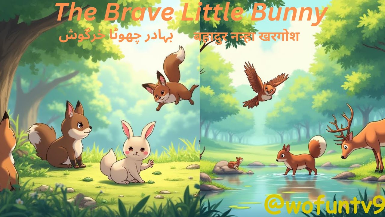 "Benny the Brave Bunny 🐰 | A Fun & Moral Story for Kids | Animated ...