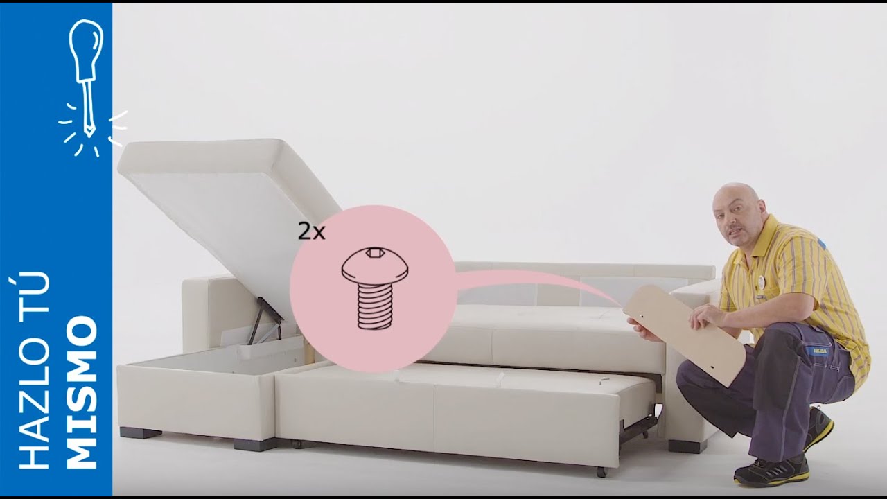 Instrucciones de montaje del sofá RAGUNDA - IKEA - YouTube