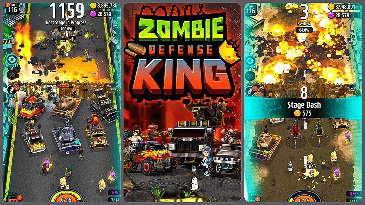 Zombie Defense King (Gameplay Android)
