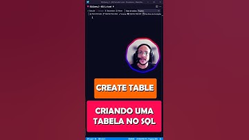 Como criar uma tabela no SQL Server - Passo a passo