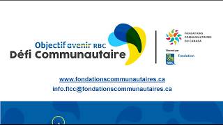 Défi communautaire objectif avenir RBC - Processus de présentation d'une demande de subvention