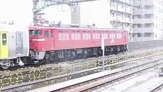 武蔵野線にキハE130系＋EF81がやってきた！