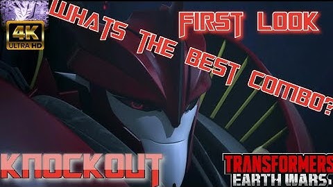 Knockout- First Look- Best Combo Options? - Transformers Earth Wars- TFEW 4K UHD #tfew #transformers