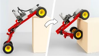 LEGO Climbing Car vs Tall Wooden Block Challenge  Smart Lego