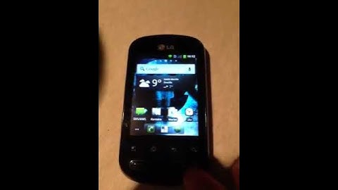 Cyanogen Mod installed On LG Optimus Me P350