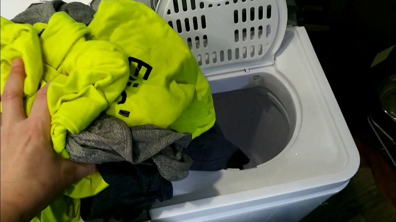 Kuppet 26 lb portable washing machine review in my camper. (shortened