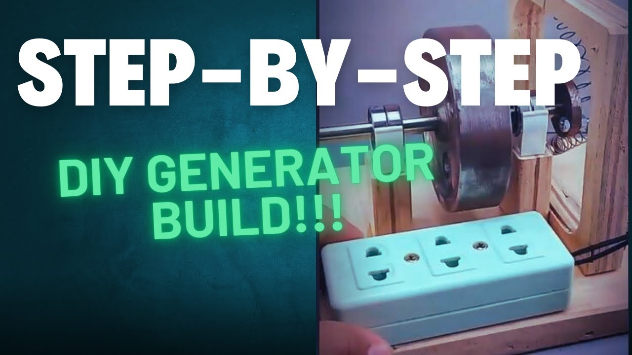 Step by Step DIY Generator Build - YouTube