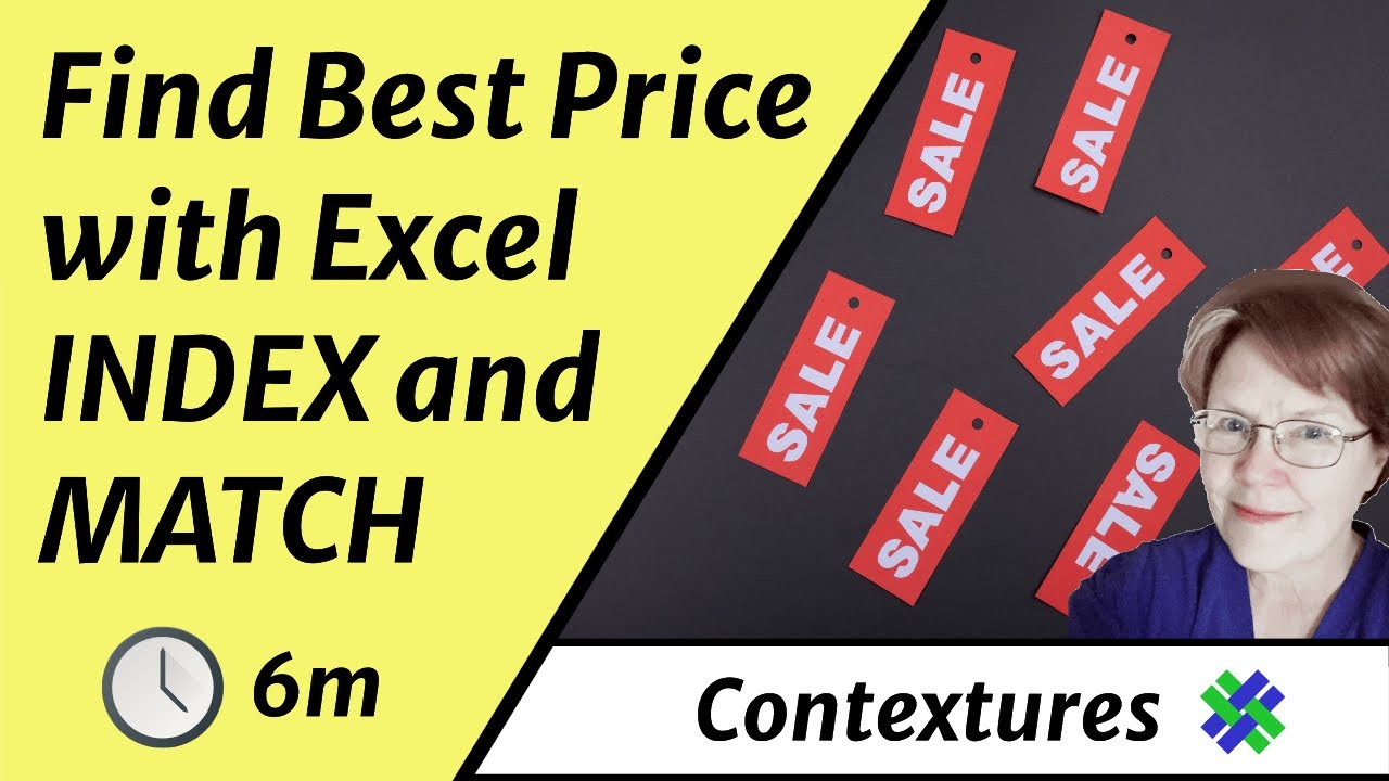 Find Best Price With Excel INDEX and MATCH – Contextures Blog