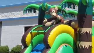 Inflatable Monkey Tropical Combo By Unique Jumpers For Sale