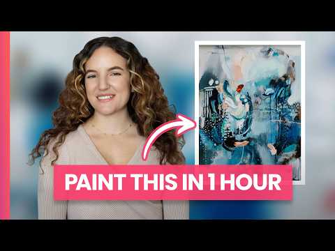 Paint an EXPRESSIVE Abstract in 1 Hour (Live Workshop)
