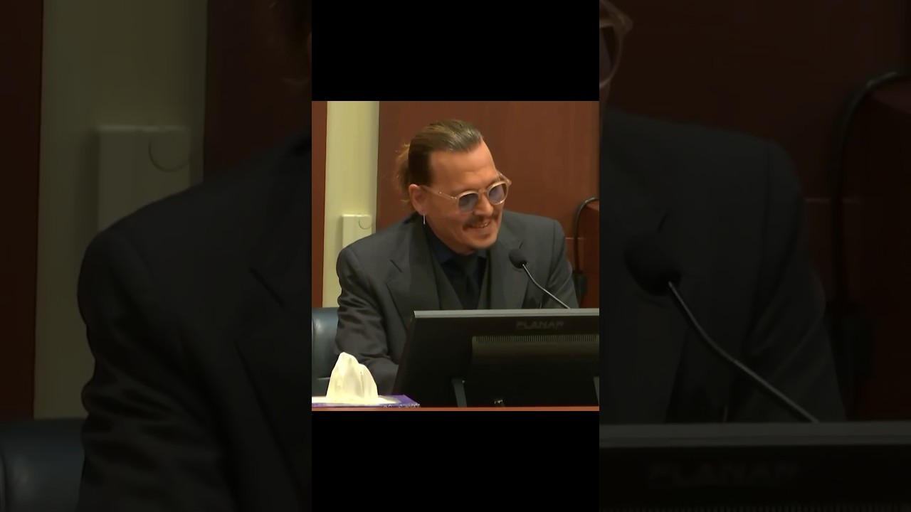 Why Johnny Depp Stayed Calm in Court #shorts #johnnydepp