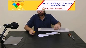 hướng dẫn cắt mica và alu bằng dao cầm tay, Web: vattutructuyen.com