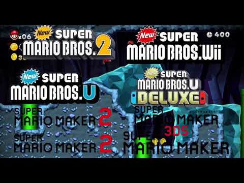 NewスーパーマリオブラザーズWii 地下BGM 同時再生 