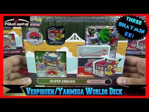 Pokemon Cards 2016 World Championships Yanmega Vespiquen Deck