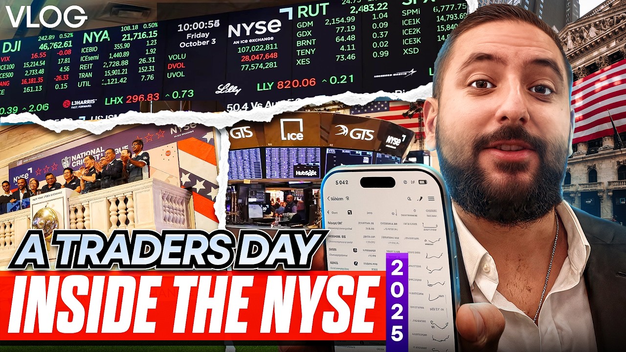What A Trader REALLY Does On Wall Street In 2025 | Inside The NYSE (New York Stock Exchange Tour)