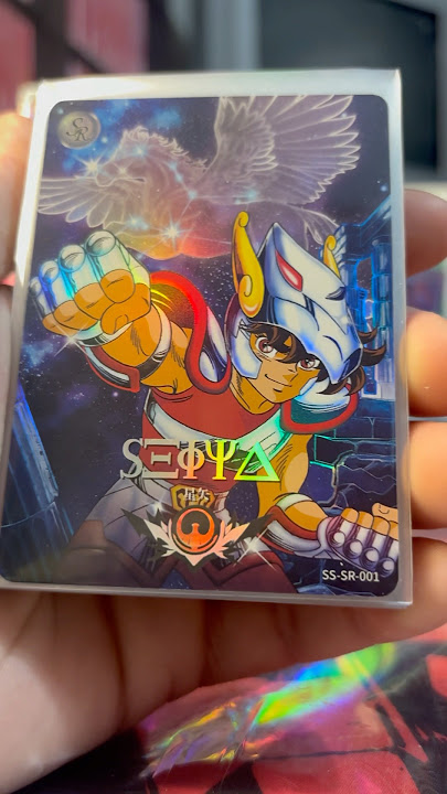 Saint seiya caballeros del zodiaco cards #saintseiya #seiya #shiryu #asmr #tcg #cards #viral #cdz
