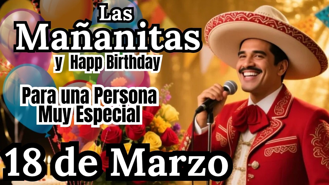 Las Mañanitas con Mariachi - Así Suena El Happy Birthday y Cumpleaños Feliz Hoy 5 de Marzo