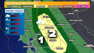 California Storm Watch: Weather Radar Updates - Feb. 18, 2024