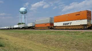 Southbound BNSF stack train 7/28/18