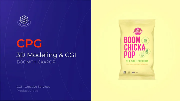 BOOM CHICKA POP Product Animation Showreel: Stunning 3D Popcorn Packaging Design