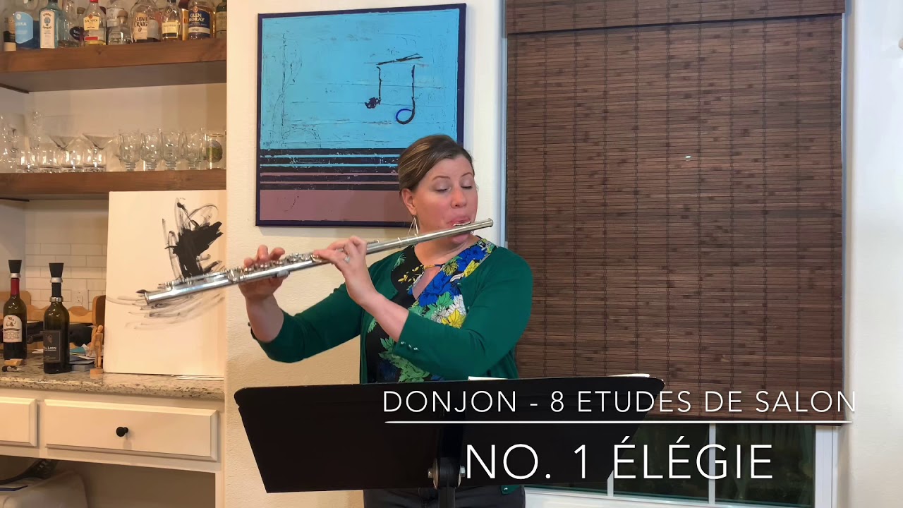 Élégie- Etude no. 1 from 8 Etudes de Salon by Donjon - TMEA Texas All-State Flute Etudes 2025-2026