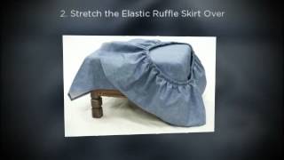 Use Slipcovers to Make Your Ottomans Exciting!