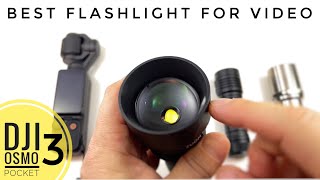 Best Flashlight for Video Recording | DJI Osmo Pocket 3 | Jaxman Emisar Surefire screenshot 5