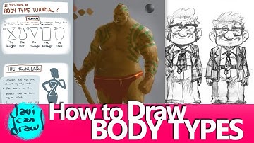 TOP TUTORIALS FOR LEARNING HOW TO DRAW BODY TYPES