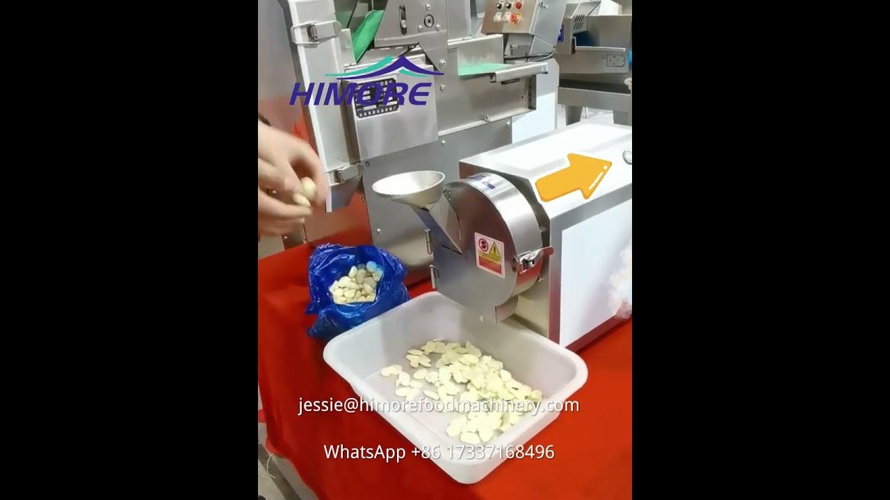 Small Electric Garlic Slicer Commercial Garlic Slicing Machine YouTube