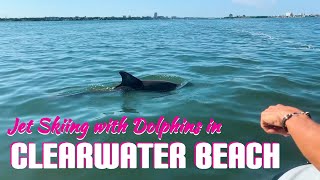 Jet Ski with Dolphins in Clearwater Beach, Florida