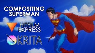 Let's Animate Ep. 8  HitFilm Express: Superman Composite