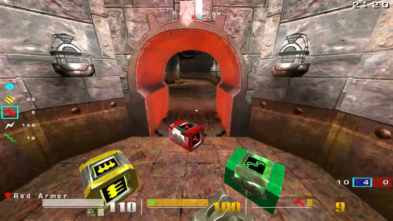 Quake 3 OSP: RH vs Moster (cheater) - DM6 7/28/2023 - Quick Noob Stomp!