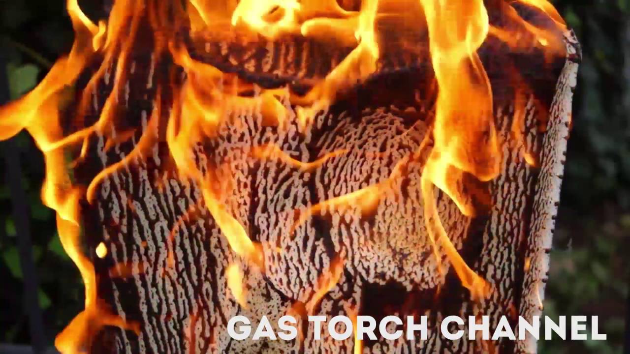 Burning POLYURETHANE FOAM With Gas Torch YouTube