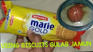 GULAB JAMUN using BISCUIT in Tamil