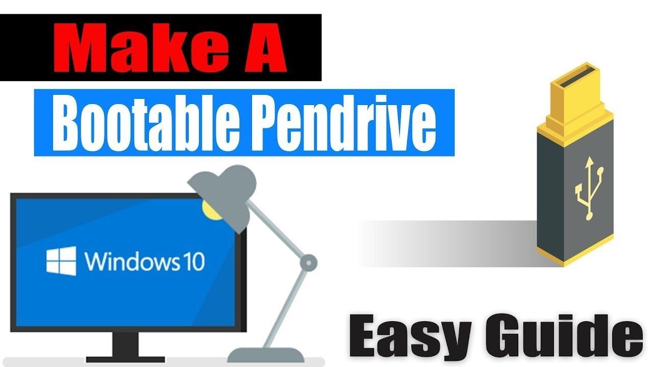 How To Make A Windows 10 Bootable USB Flash Drive | UPDATED! 2020 - YouTube