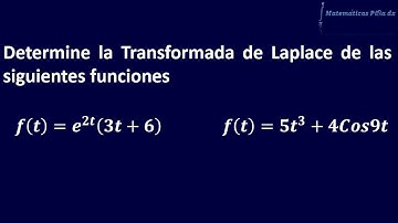 Transformada de Laplace usando formulario 2