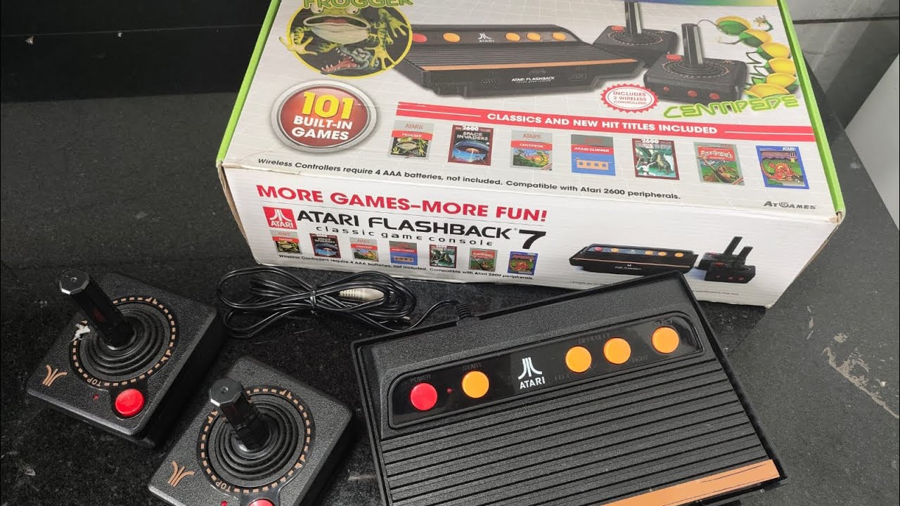 Atari flashback 7 em leilão no site ifgames leilões, link na descrição do vídeo 