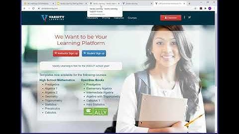 Varsity Learning Training: Online Teaching New Features and OpenStax