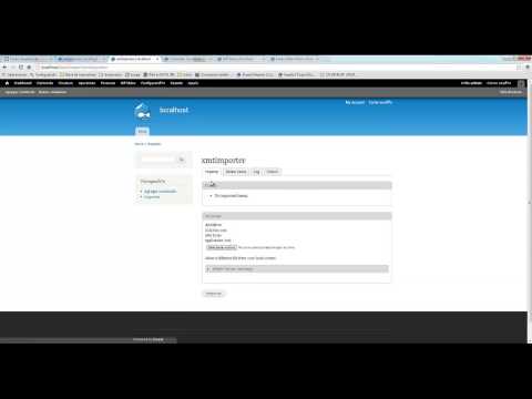 Drupal 7: Importar XML  con el modulo Feeds (I)