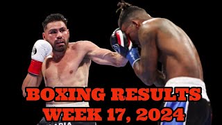 Boxing Results Week 17: Action-Packed Highlights and Victories