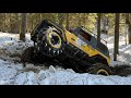 Смогли пробить новую дорогую) Wrangler Laplander и Unimog) последний снег!