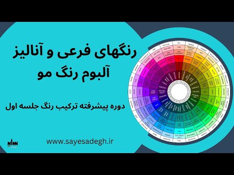 دوره پیشرفته ترکیب رنگ و آنالیز آلبوم رنگ مو جلسه اول