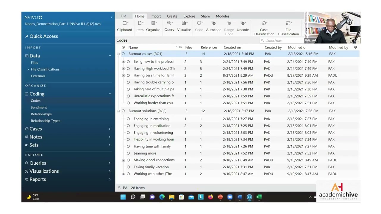 Part 6 Categorization:Theme Development
